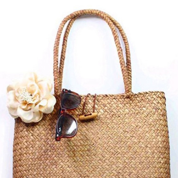 Handmade Rattan Tote - Picture 2 of 5